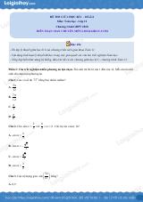 Đề thi giữa kì 1 Toán 11 Cánh diều - Đề số 6